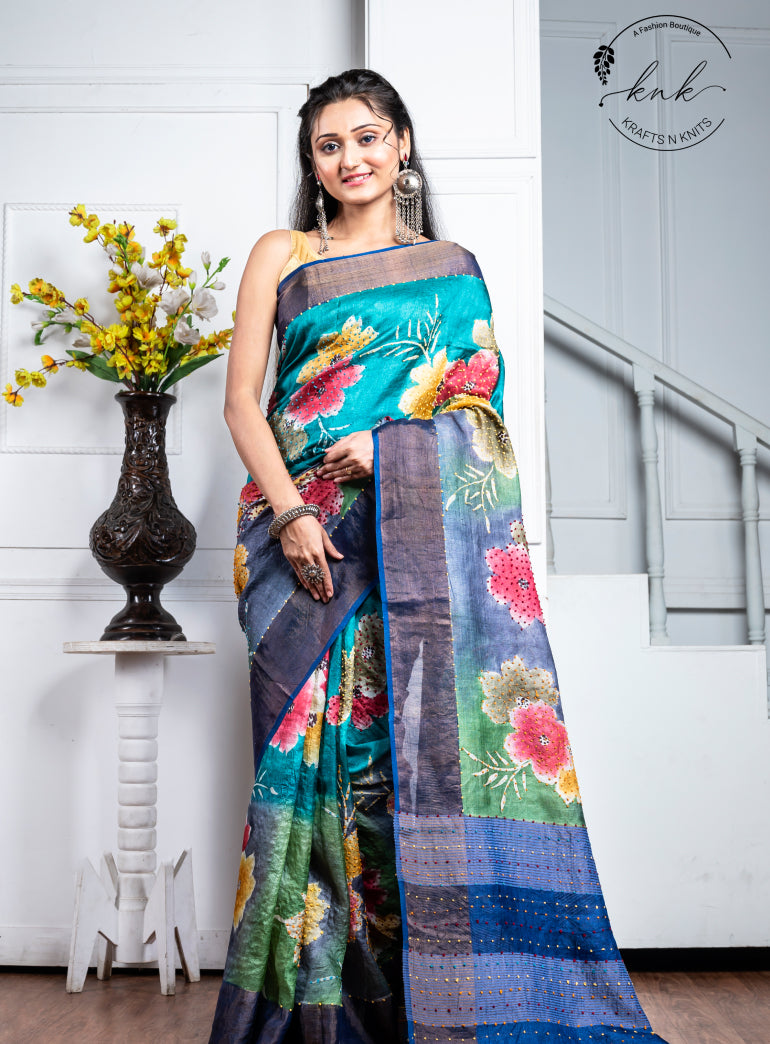 Triveni Pure Tussar Silk (Saree)