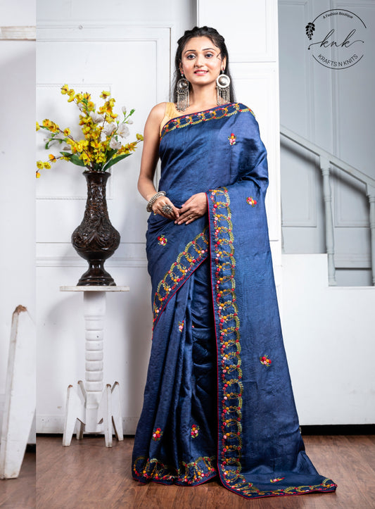 Vrishali Tussar Silk (Saree)