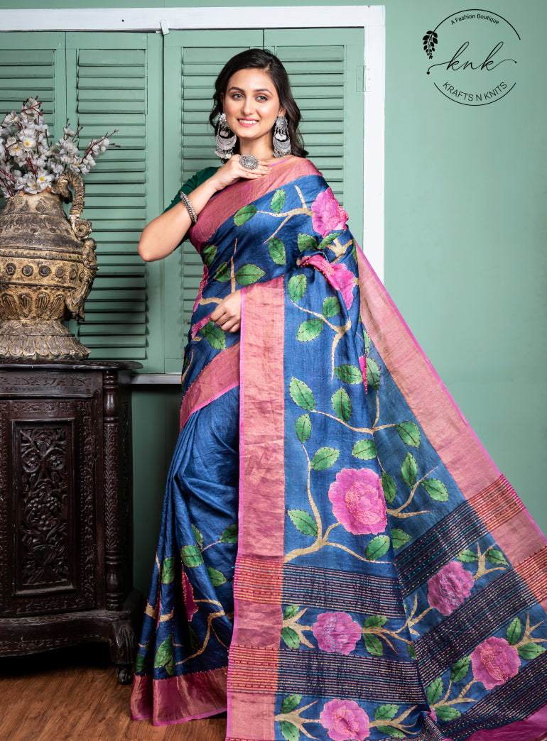 Niharika Pure Tussar Silk (Saree)