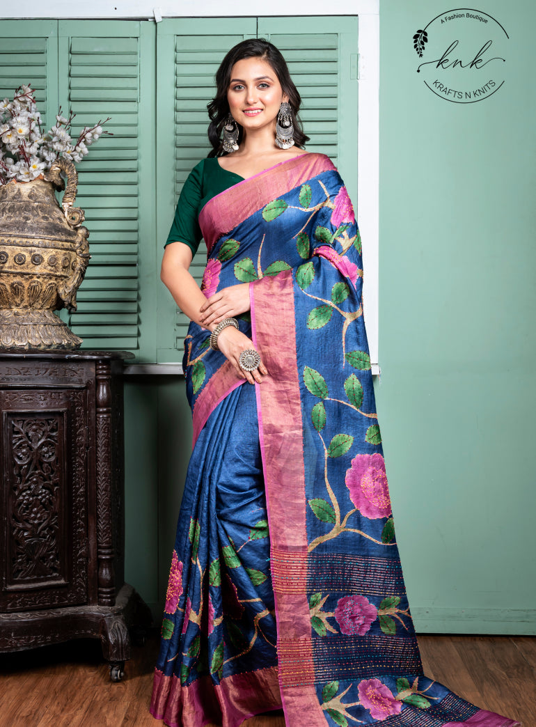 Niharika Pure Tussar Silk (Saree)