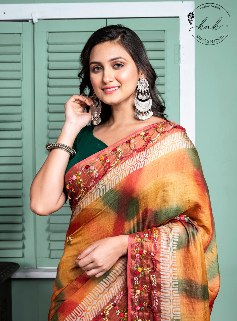 Dishani Pure Tussar Silk (Saree)