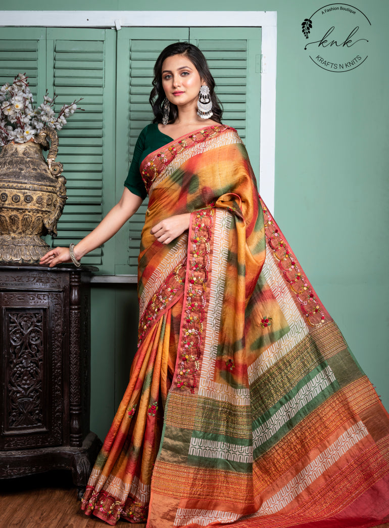 Dishani Pure Tussar Silk (Saree)