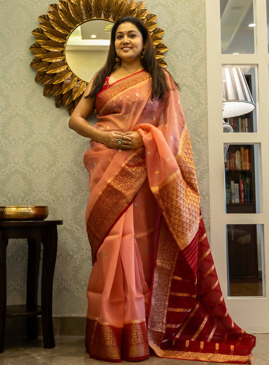 Sukanya Pure Kora Silk Banarasi (Saree)