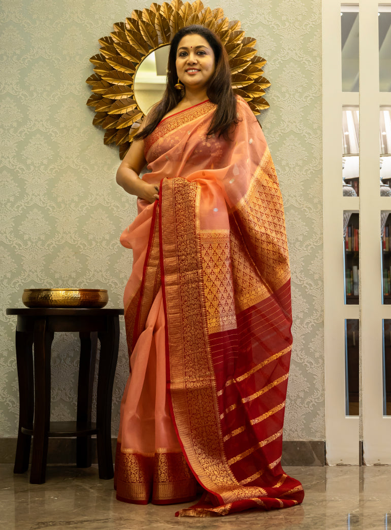 Sukanya Pure Kora Silk Banarasi (Saree)