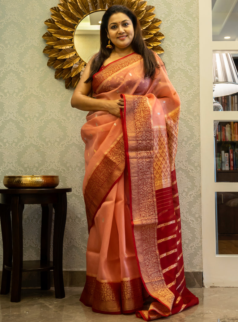 Sukanya Pure Kora Silk Banarasi (Saree)