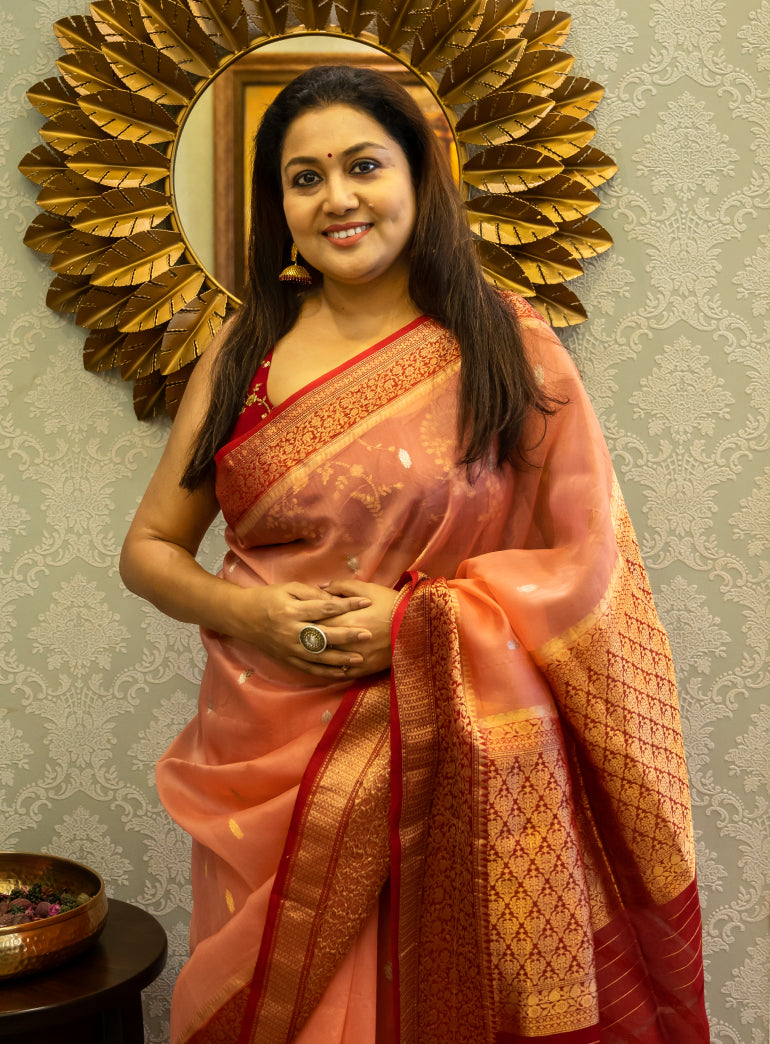 Sukanya Pure Kora Silk Banarasi (Saree)