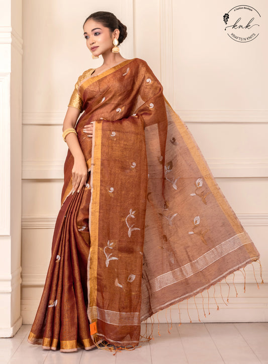 Malobika Linen (Saree)