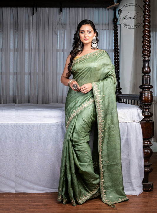 Indivarini Tussar Saree