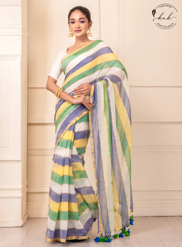 Saanvi Mul Cotton Saree