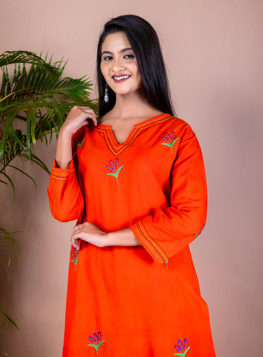 Manjistha Kurta Bottom Set