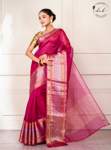 Mahi Kora Banarasi Saree