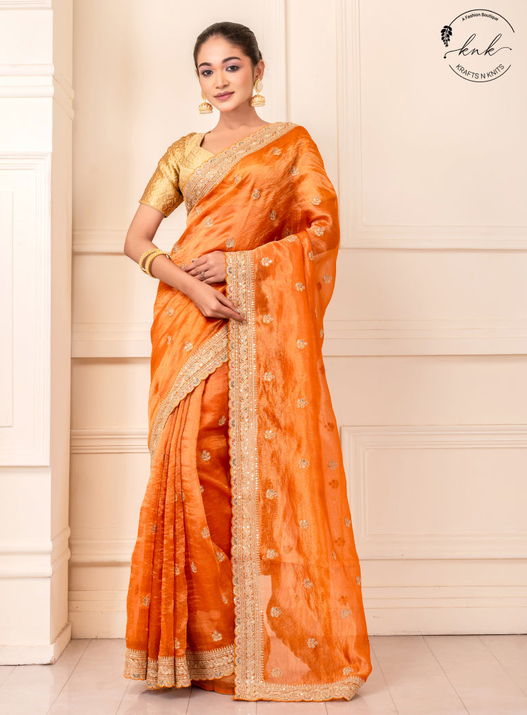 Kausheya Tissue Banarasi Saree