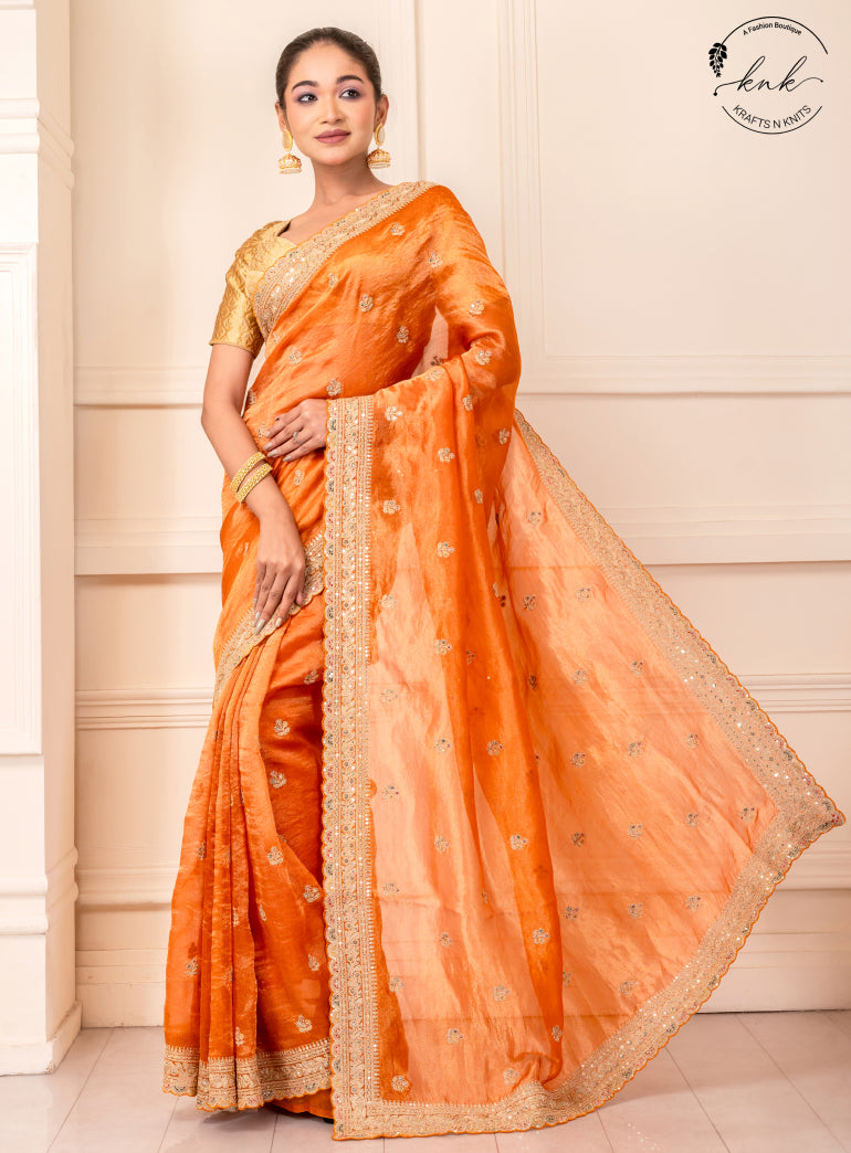 Kausheya Tissue Banarasi Saree