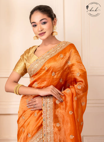 Kausheya Tissue Banarasi Saree