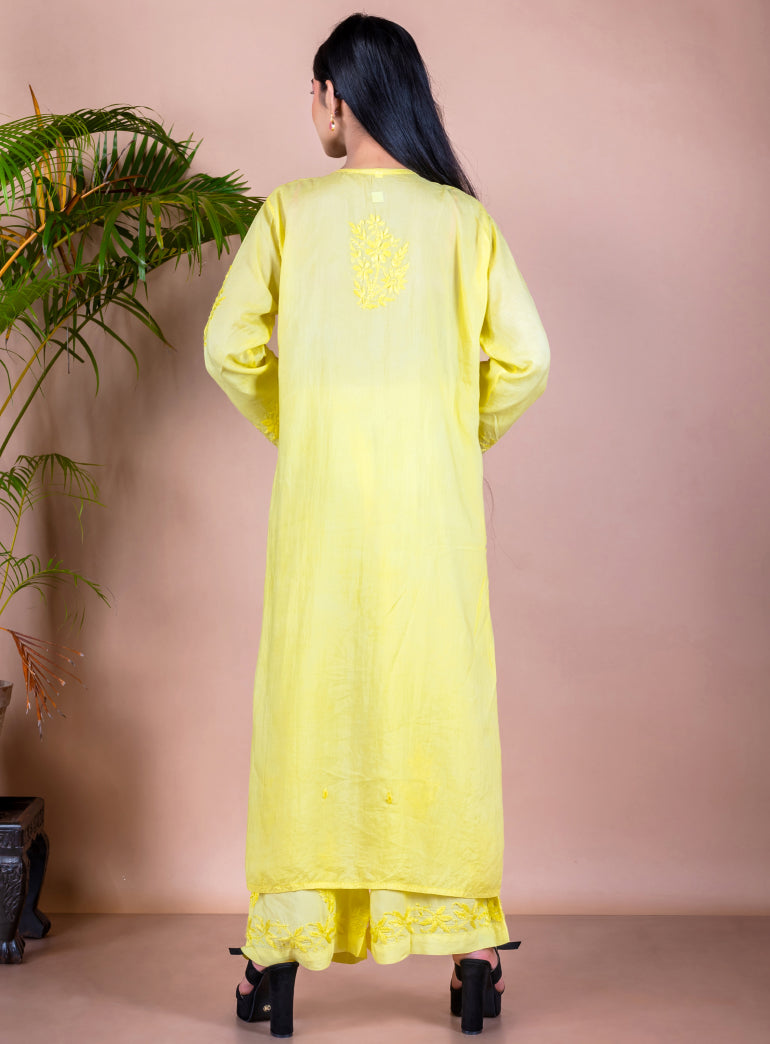 Freya Muslin Chikankari Suit Set