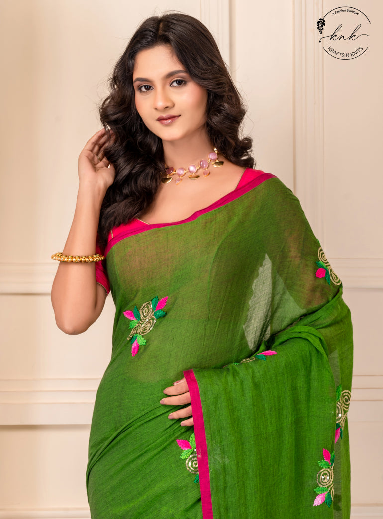 Zoya Mulmul Saree