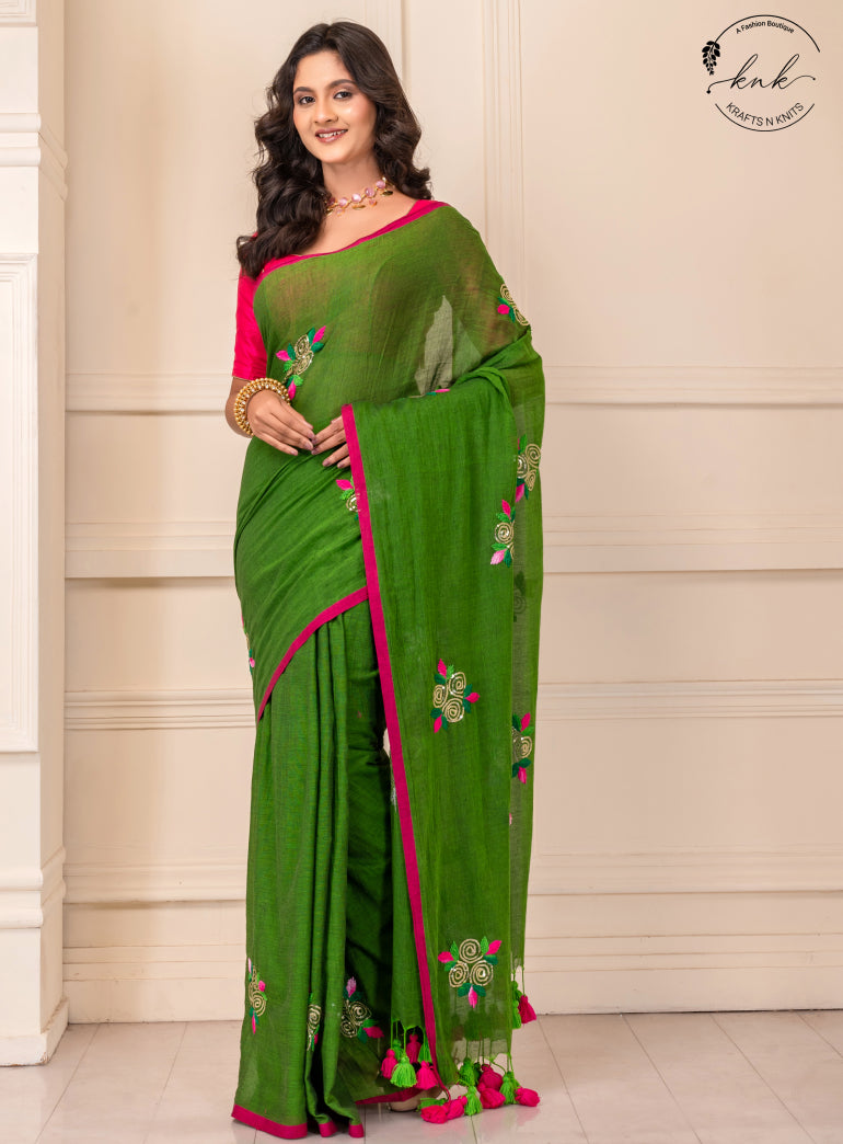 Zoya Mulmul Saree