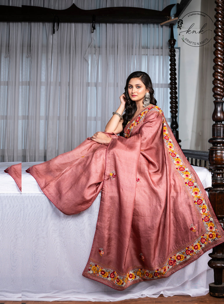 Taraangini Pure Tussar Silk (Saree)