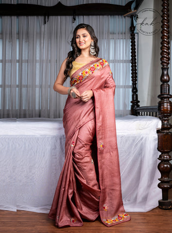 Taraangini Pure Tussar Silk (Saree)