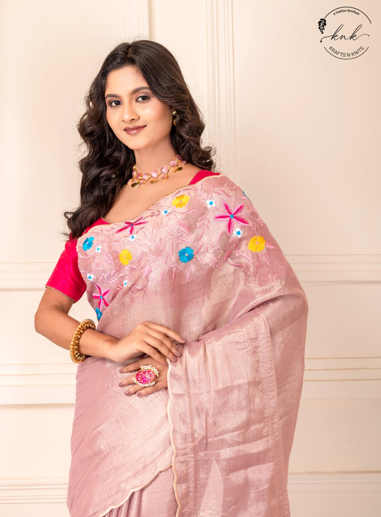 Charulata Raga Tissue (Saree)