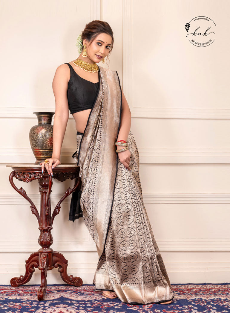 Chandrika Pure Katan Silk Banarasi (Saree)