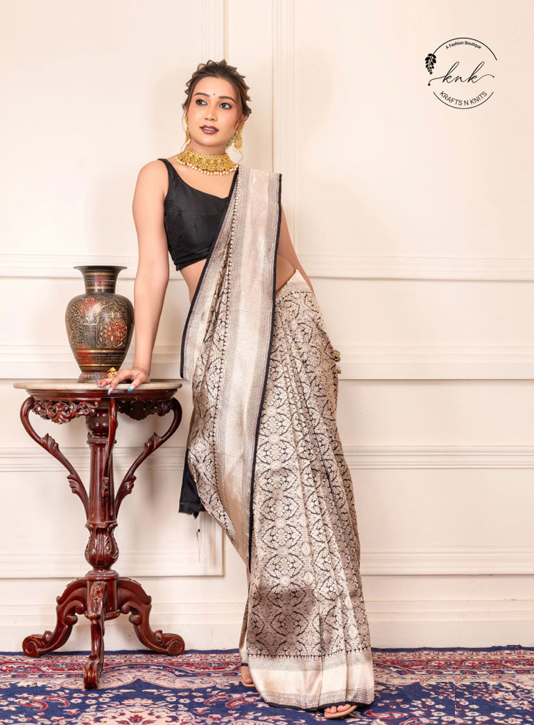 Chandrika Pure Katan Silk Banarasi (Saree)