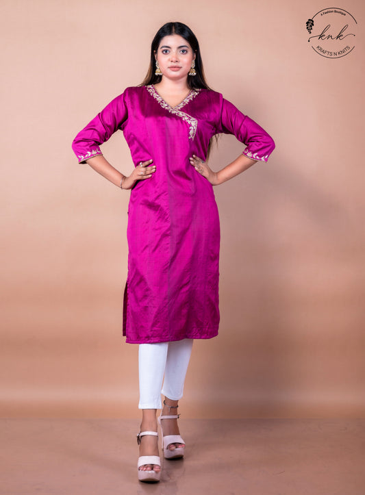 Tarini Pure Katan Silk (Kurti)