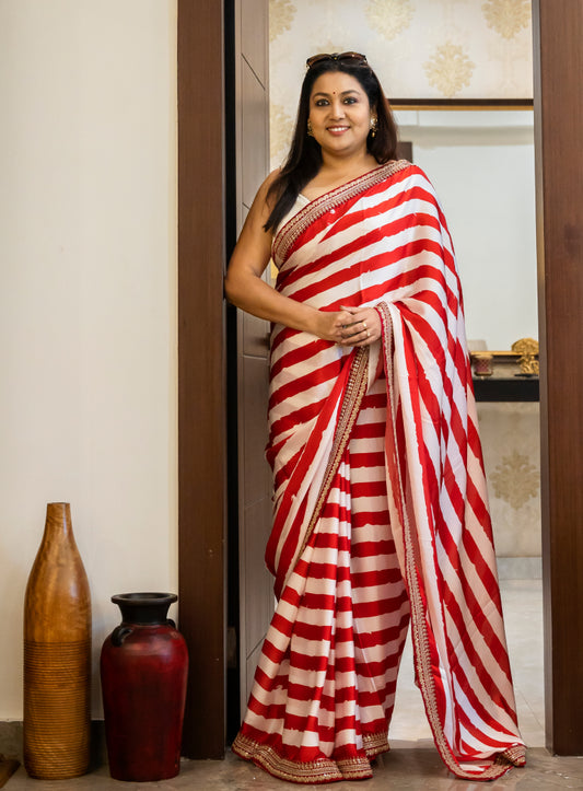 Maharani Pure Satin Crepe (Saree)