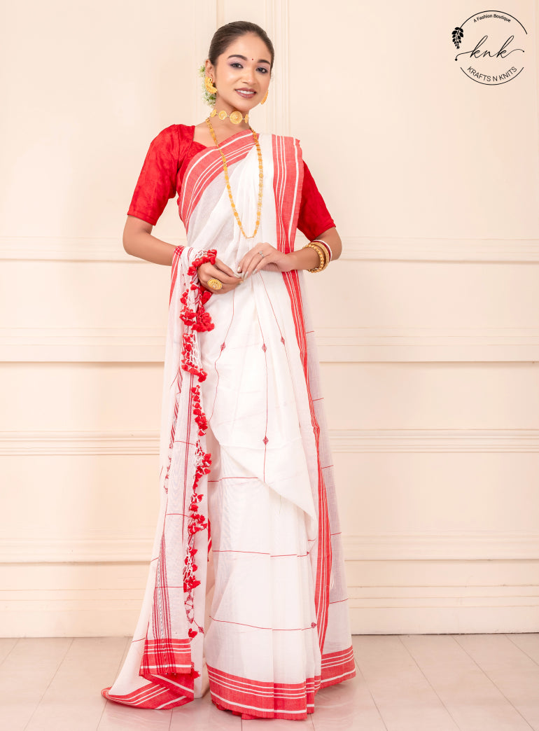 Rajnandini Pure Handloom Bhujodi (Saree)