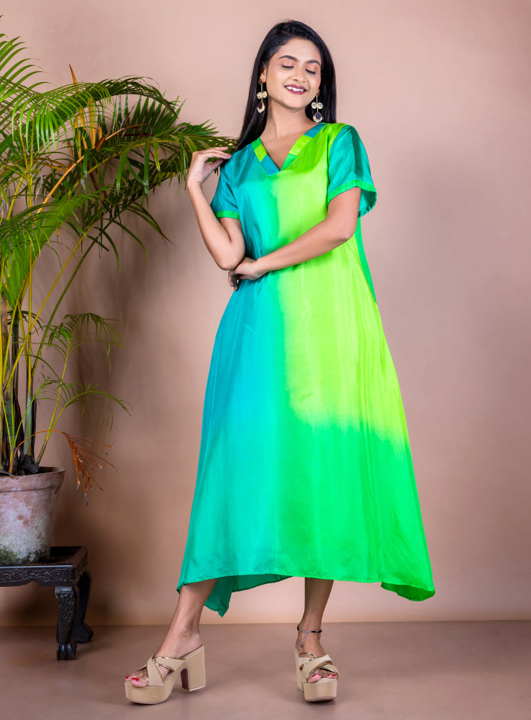 Ziya Indo Western Satin (Dress)