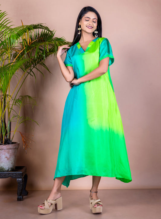 Ziya Indo Western Satin (Dress)