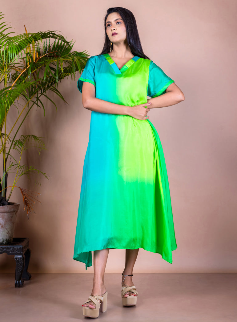 Ziya Indo Western Satin (Dress)